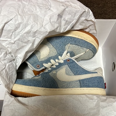 Levi’s®︎ × Nike Air Force 1 Low "White/Denim" (Nike By You)