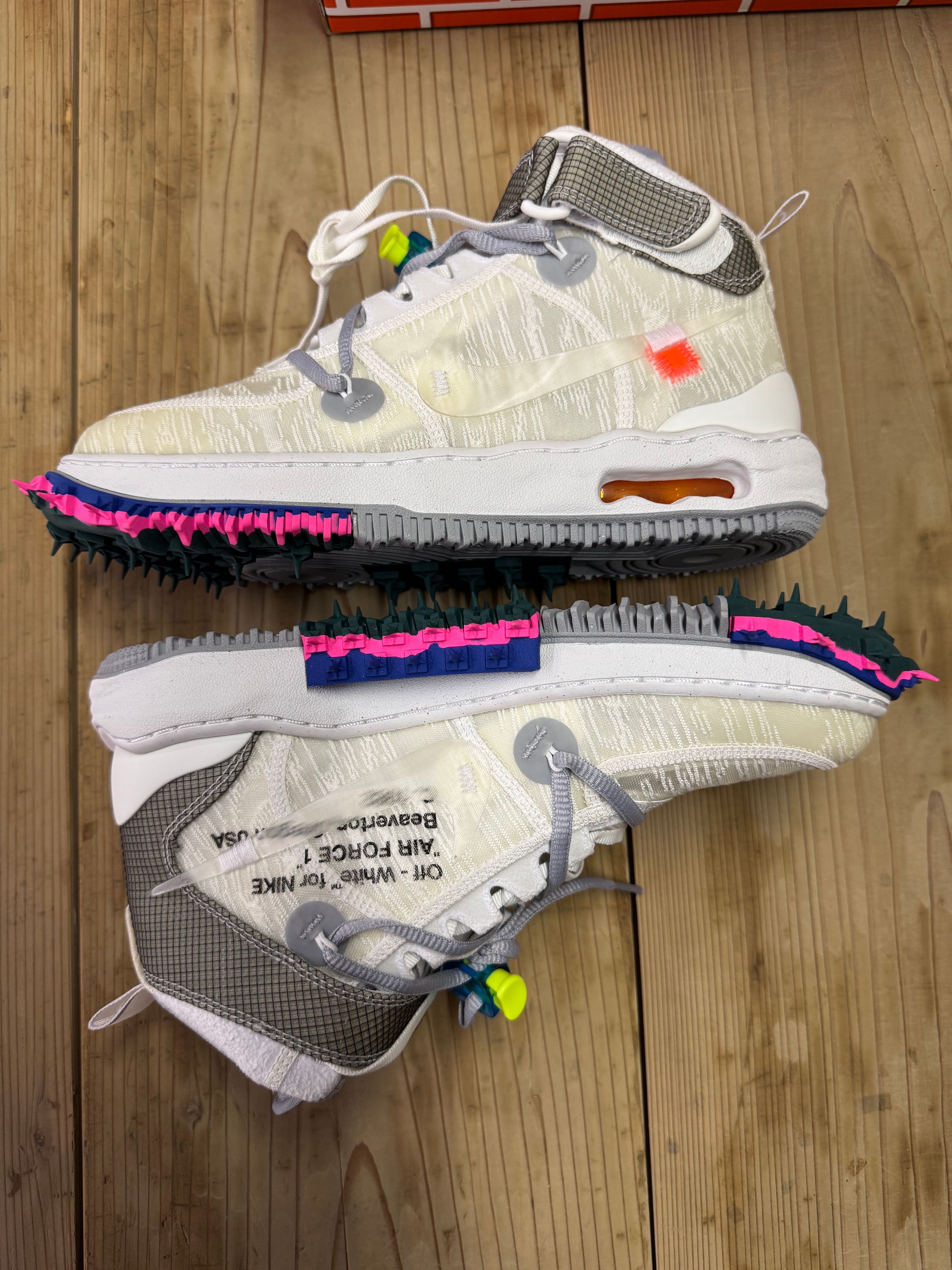 Off-White × Nike Air Force 1 Mid "White"