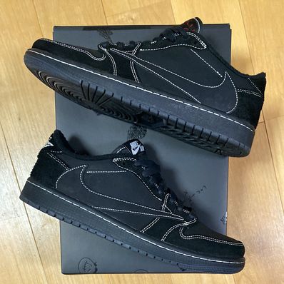 Travis Scott × Nike Air Jordan 1 Low OG SP "Black Phantom"