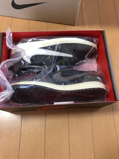 Travis Scott × Nike Air Jordan 1 Low OG SP-T "Black/Dark Mocha"