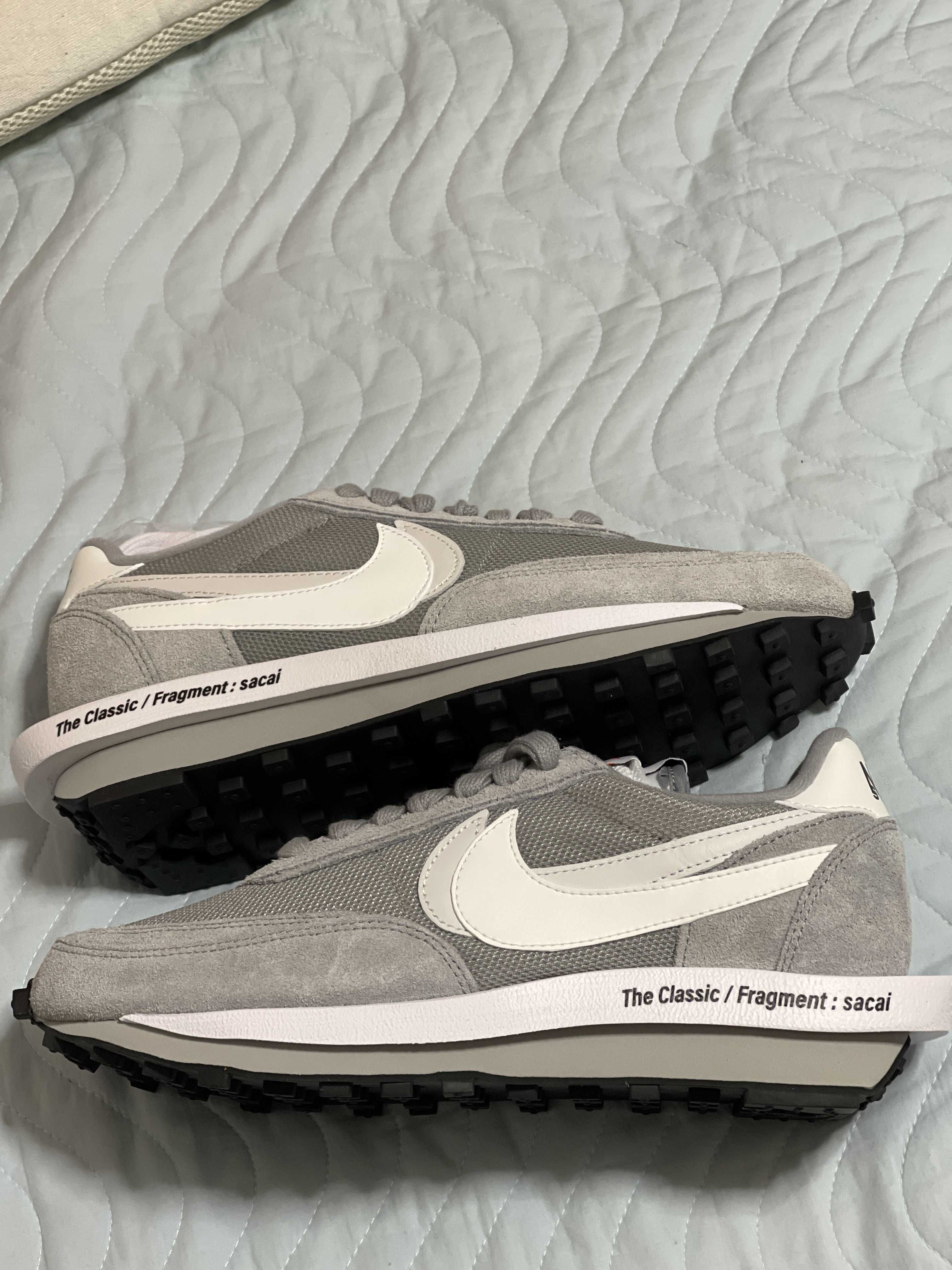 Fragment × sacai × Nike LD Waffle "Light Smoke Grey"