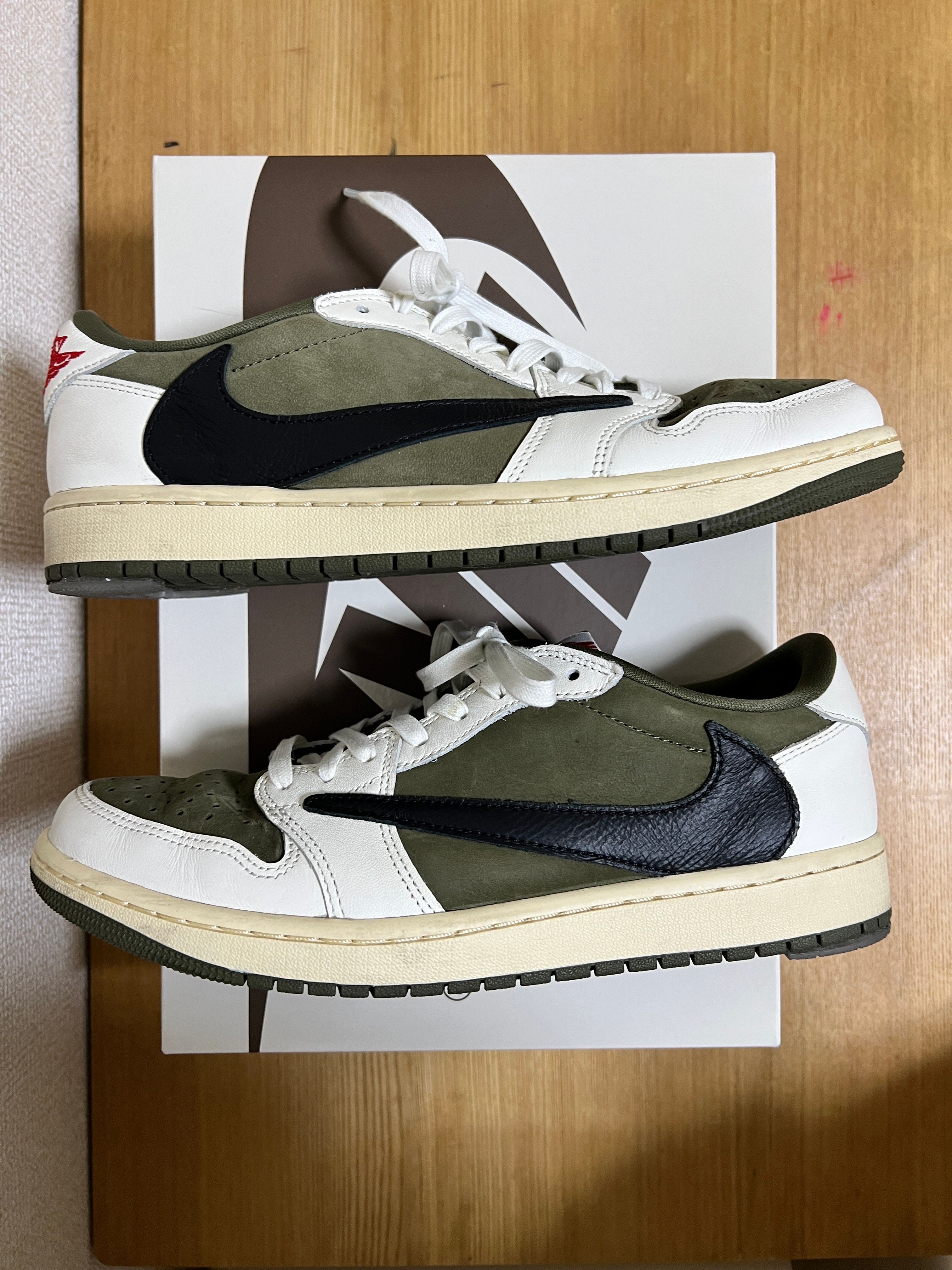 Travis Scott × Nike Air Jordan 1 Low OG SP "Reverse Olive"