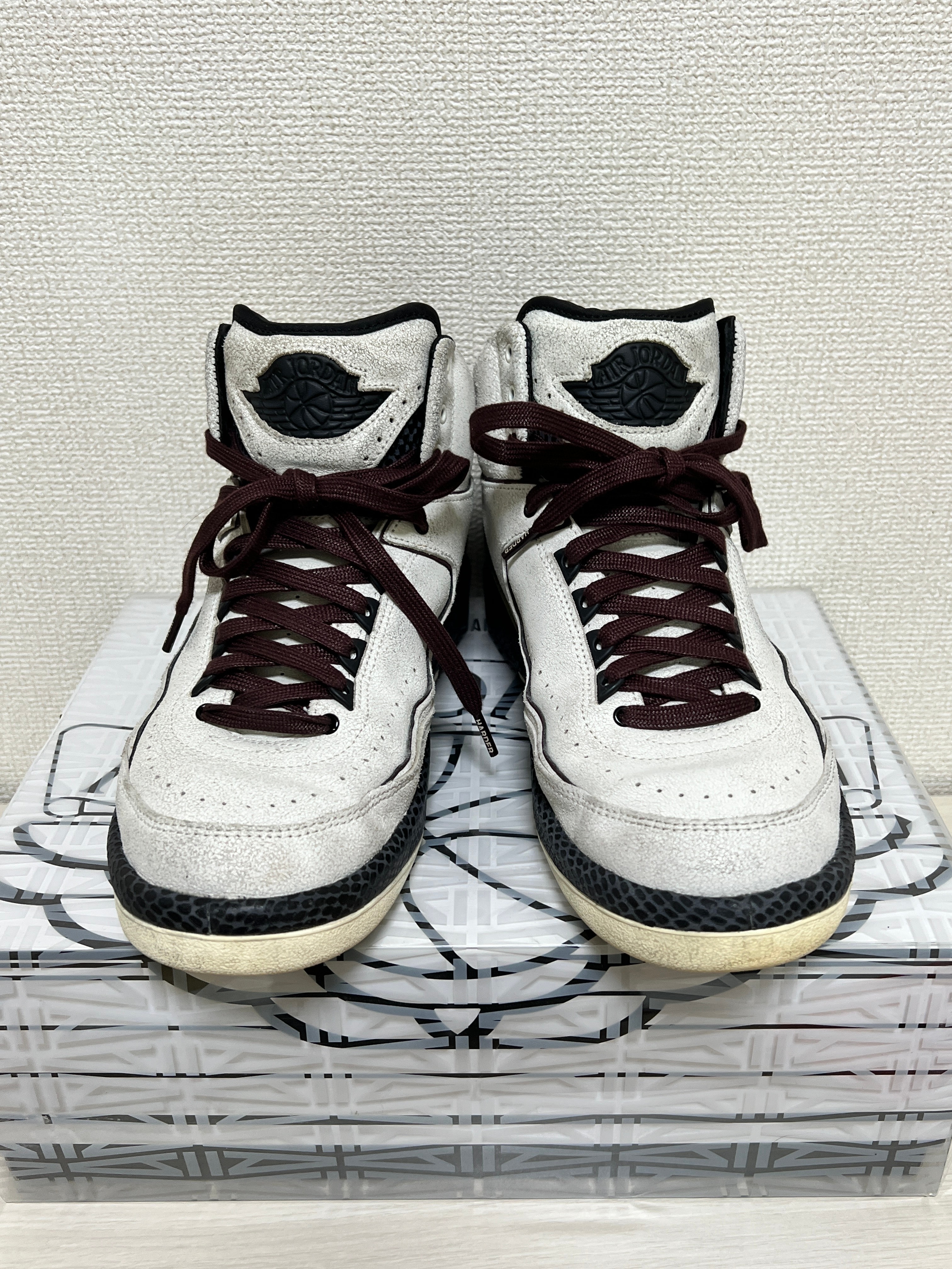 アママニエール × ナイキ エアジョーダン2 "エアネス/セイル アンド バーガンディ"