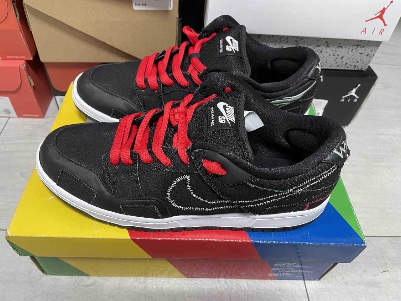 Wasted Youth × Nike SB Dunk Low "Black Denim" / VERDY