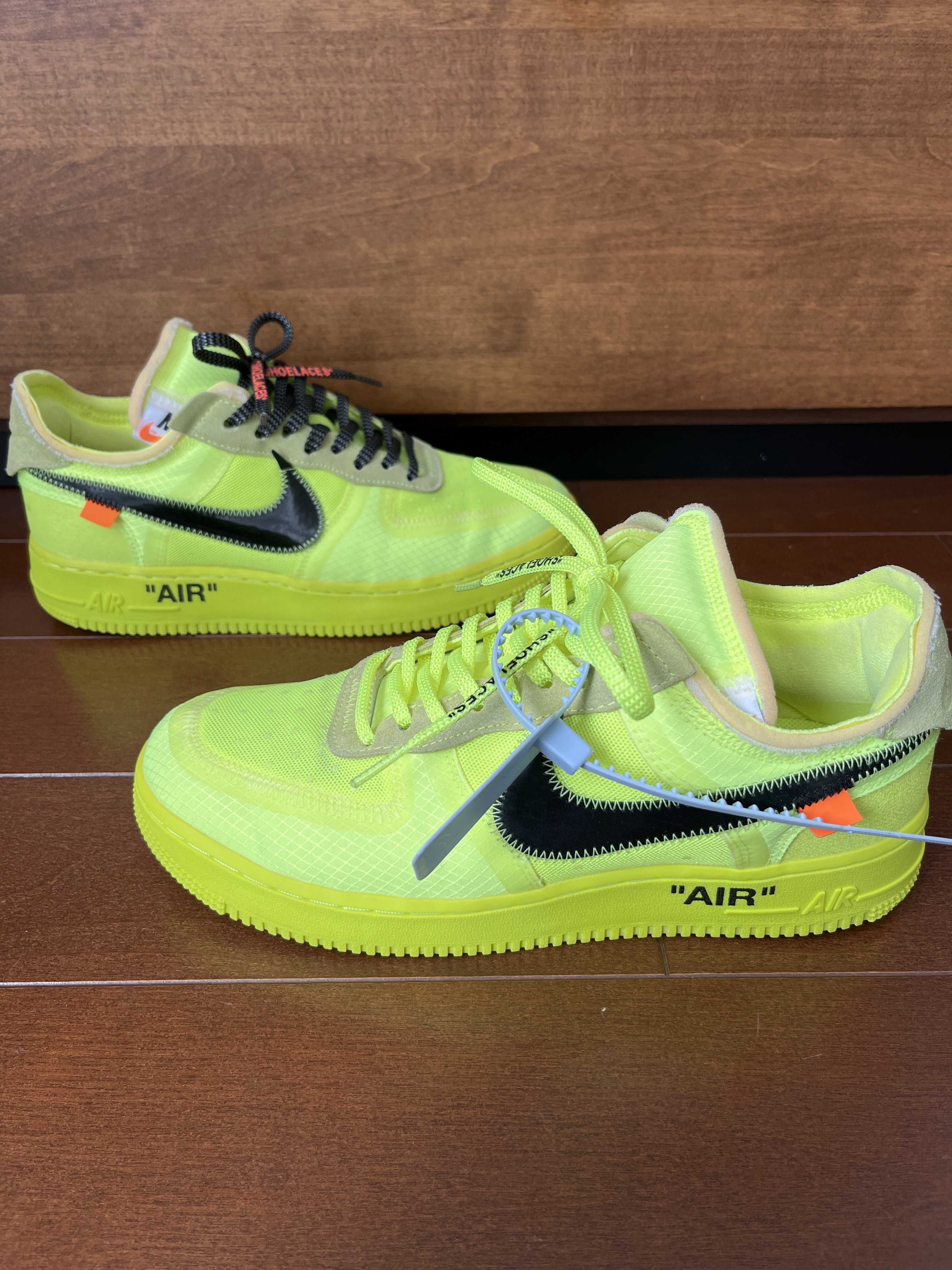 Off-White × Nike Air Force 1 Low "Volt"