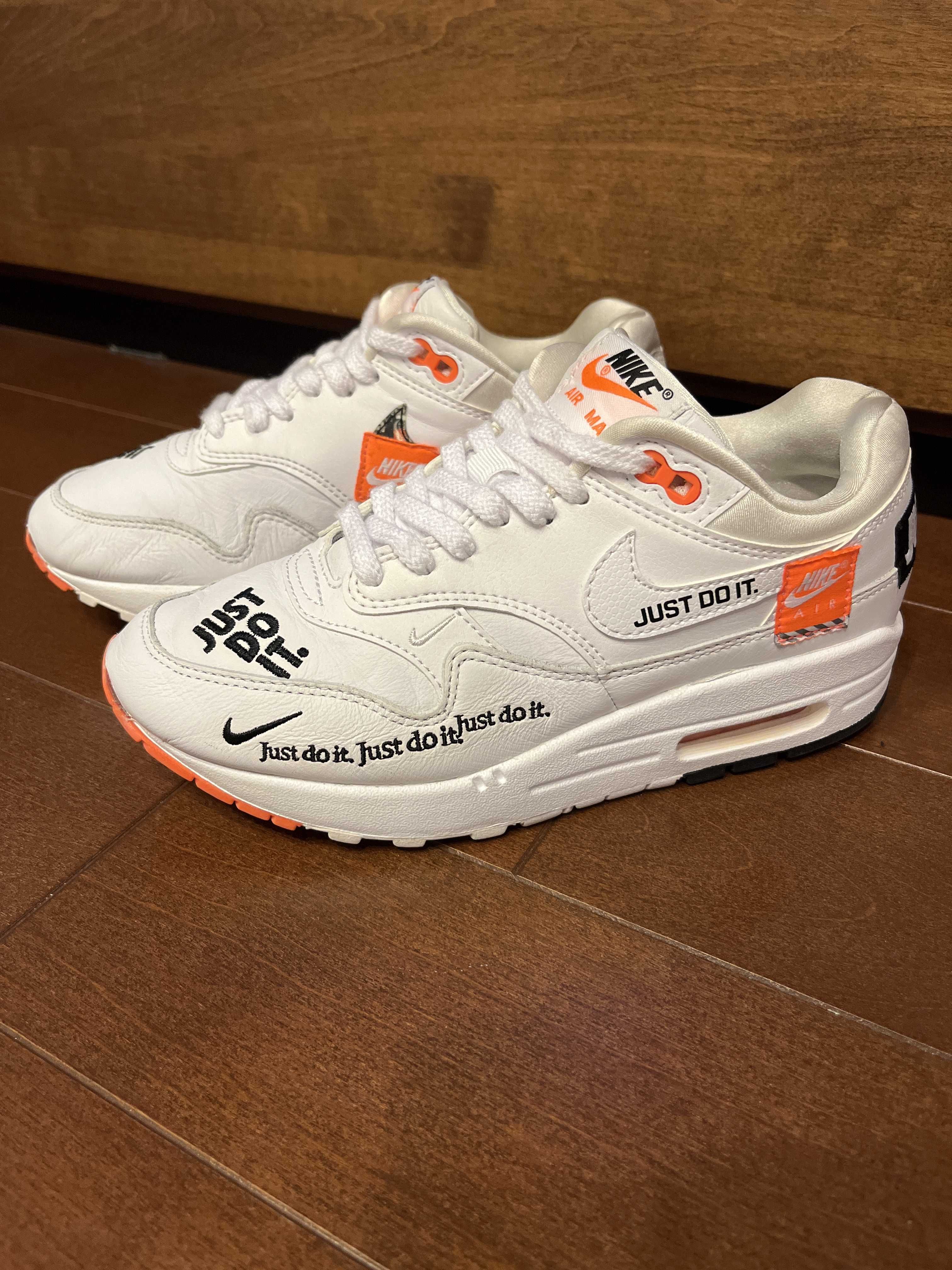 NIKE Women's AIR MAX 1 "WHITE JUST DO IT COLLECTION"