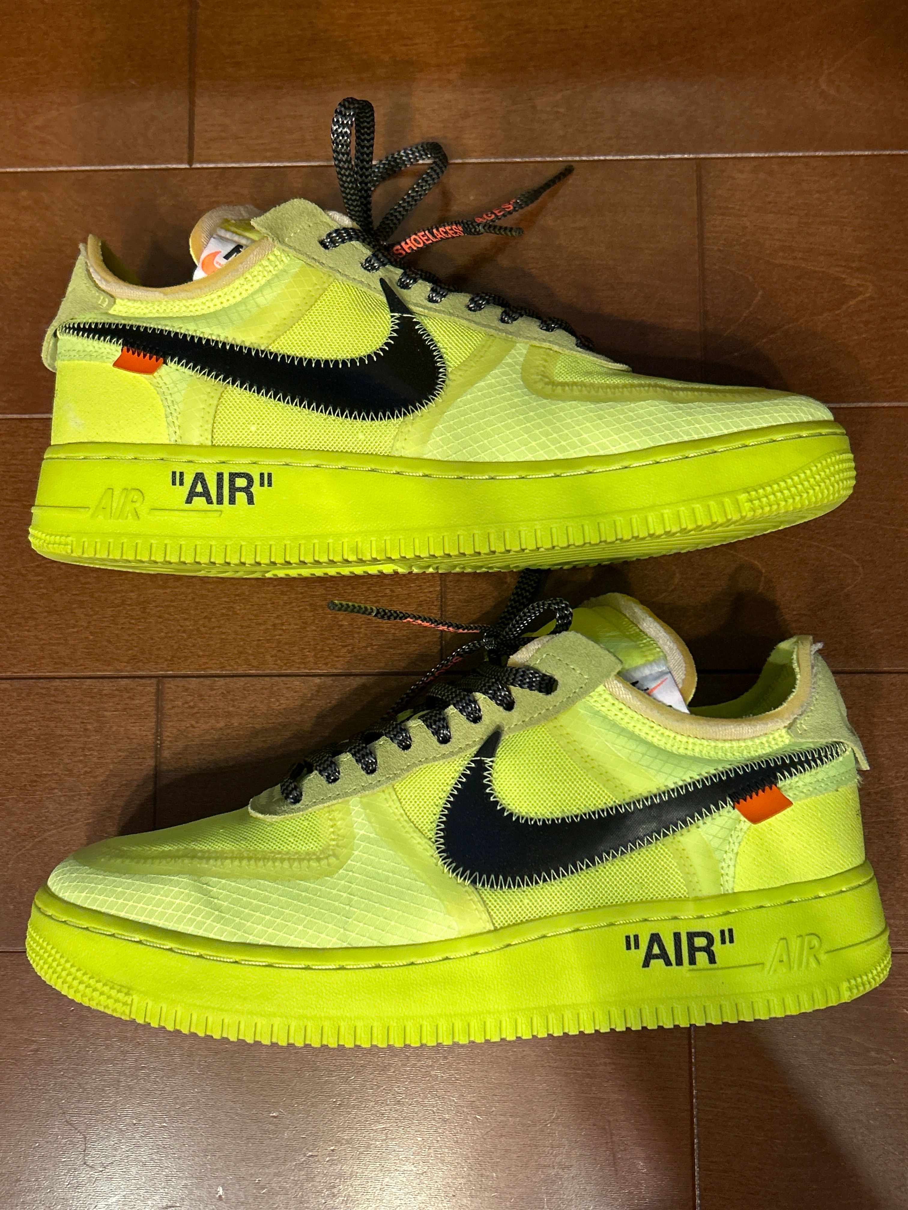 Off-White × Nike Air Force 1 Low "Volt"