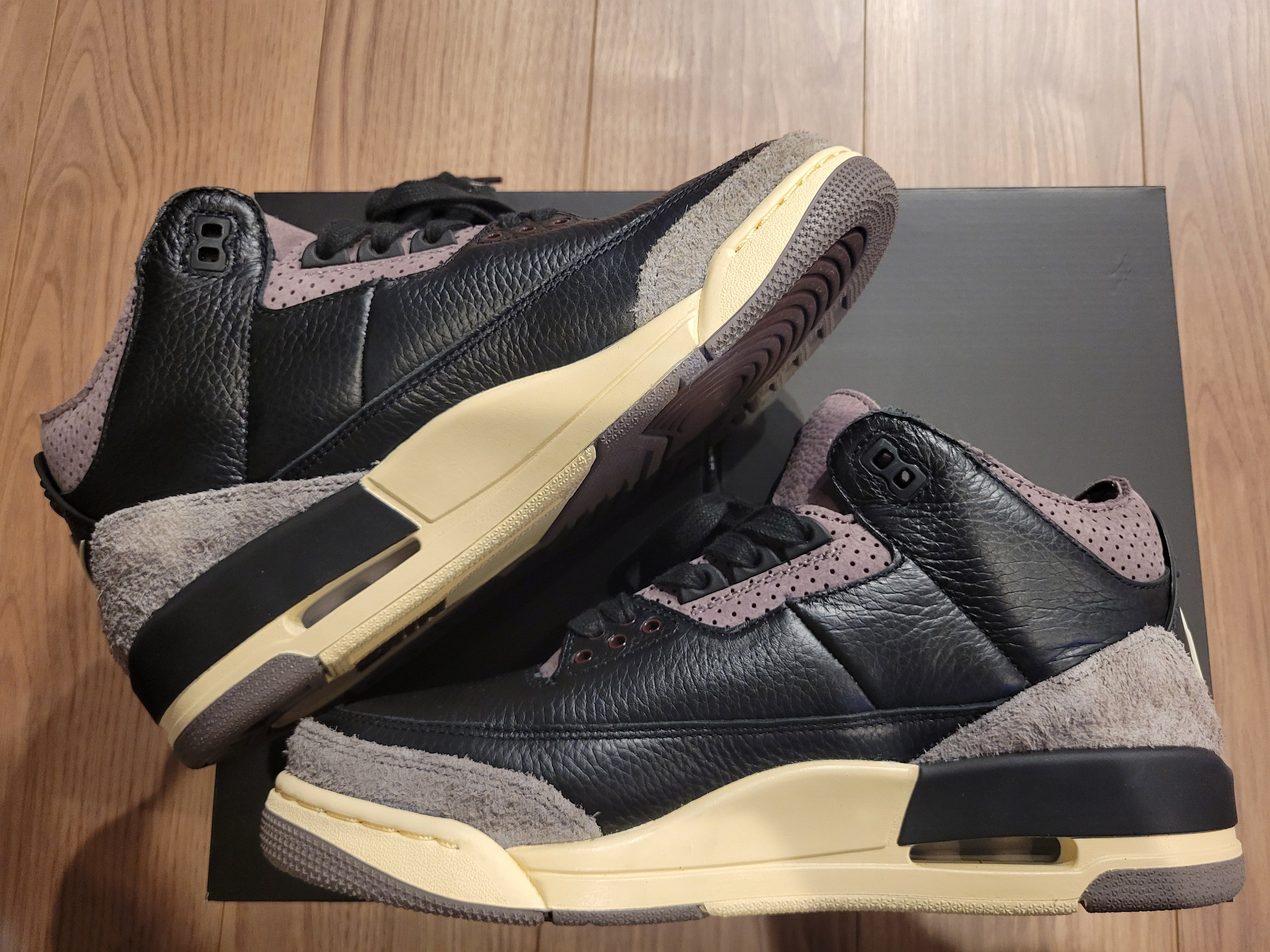 A Ma Maniere × Nike Women's Air Jordan 3 Retro OG SP "Black and Flat Pewter/WYWS"