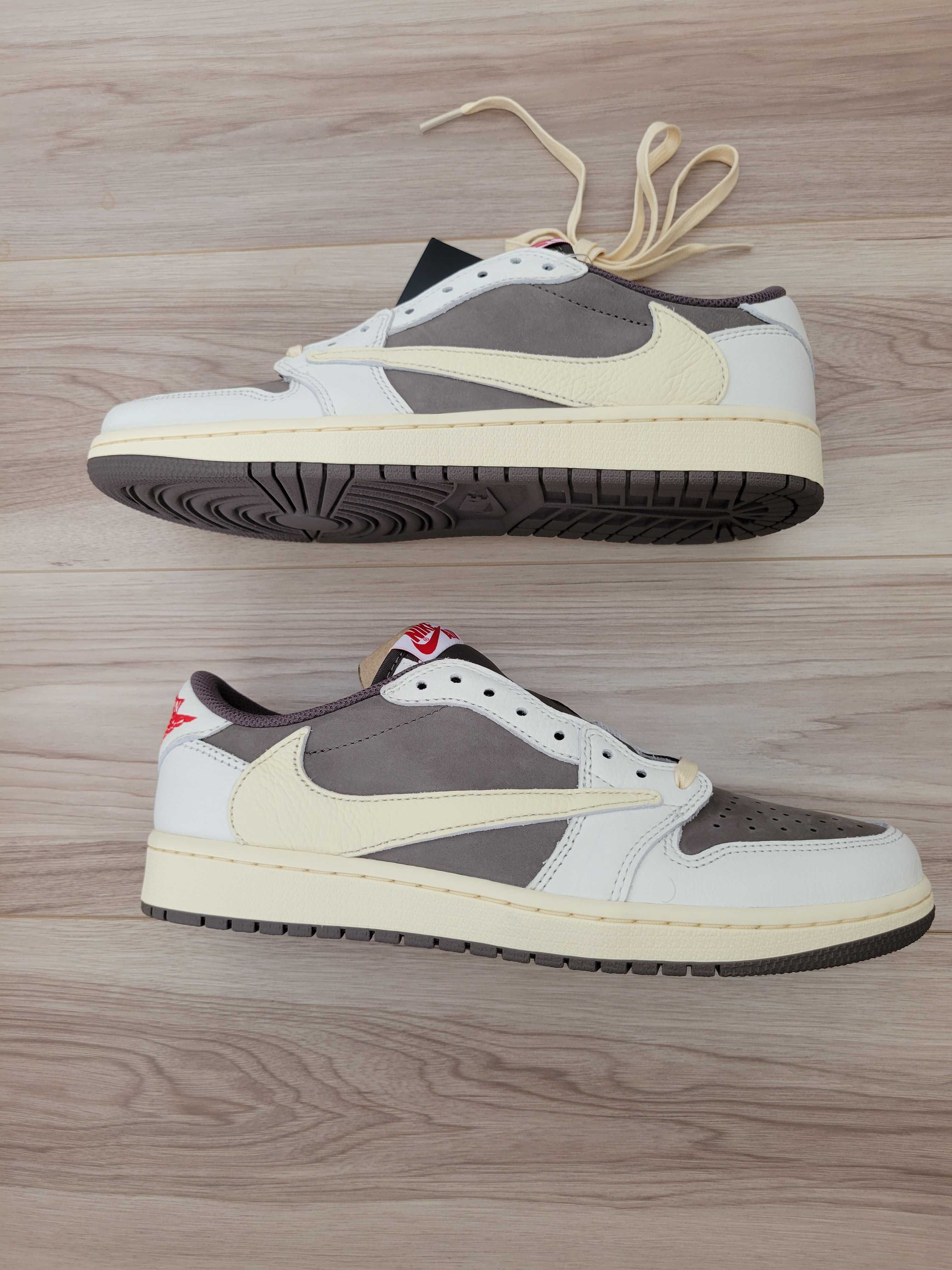 Travis Scott × Nike Air Jordan 1 Low OG SP "Reverse Mocha/Sail and Ridgerock"