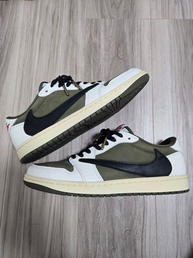 Travis Scott × Nike Air Jordan 1 Low OG SP "Reverse Olive"
