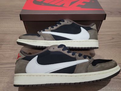 Travis Scott × Nike Air Jordan 1 Low OG SP-T "Black/Dark Mocha"