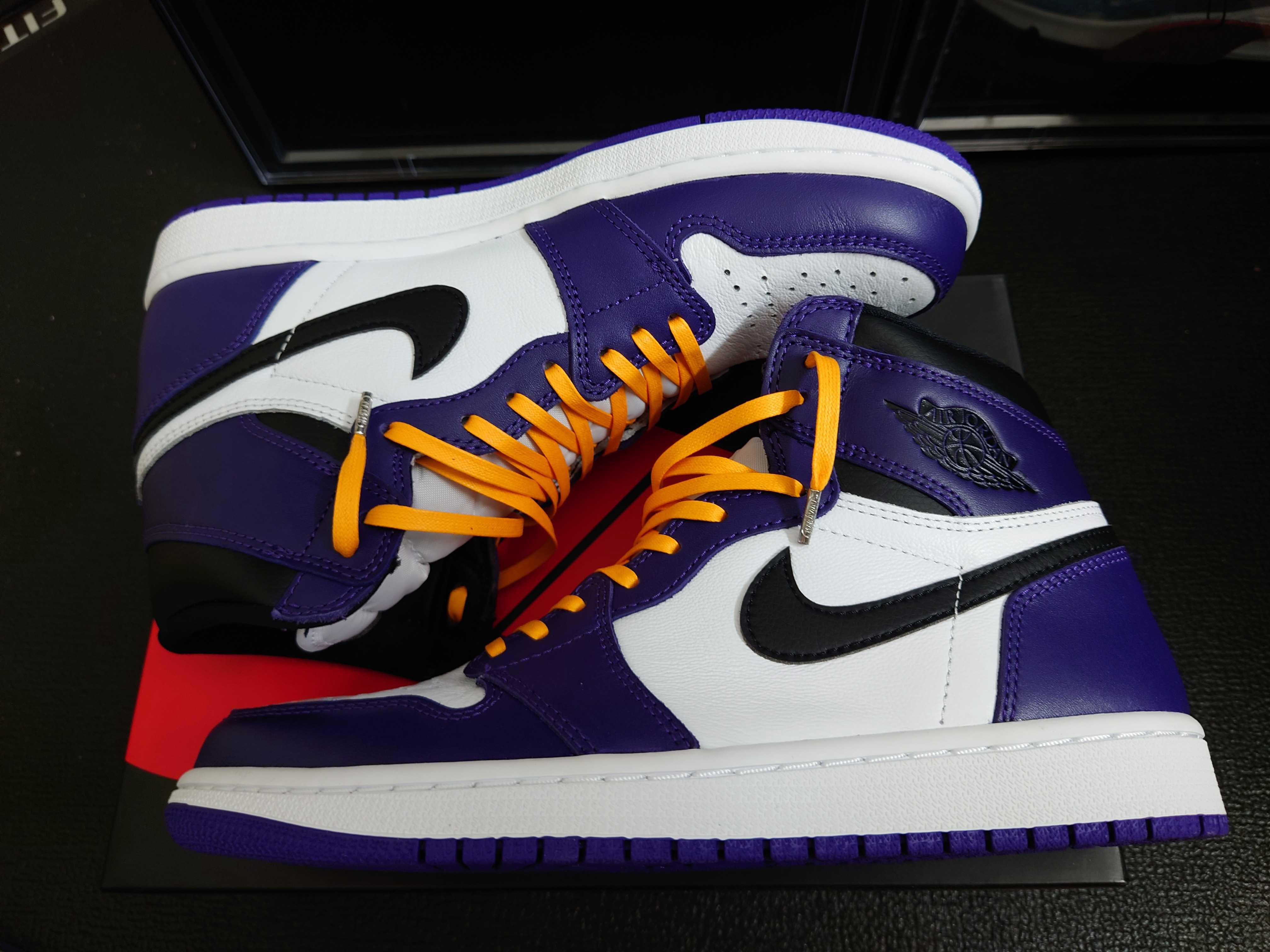 Nike Air Jordan 1 Retro High OG "Court Purple White/Black" (2020)