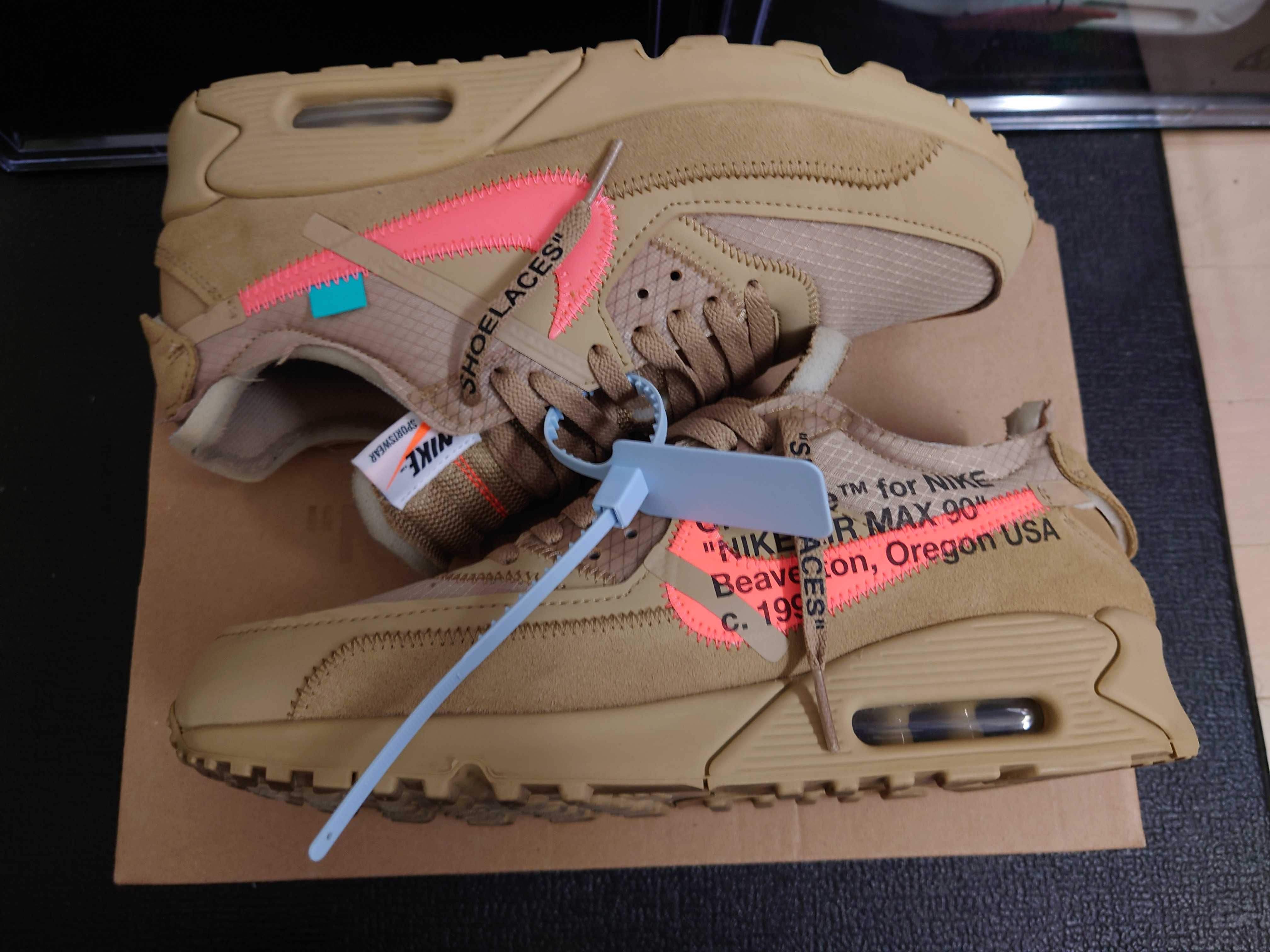 Off-White × Nike Air Max 90 "Desert Ore"