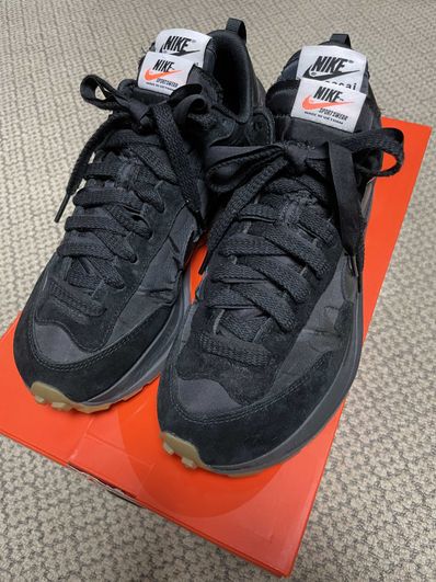 sacai × Nike VaporWaffle "Black Gum"