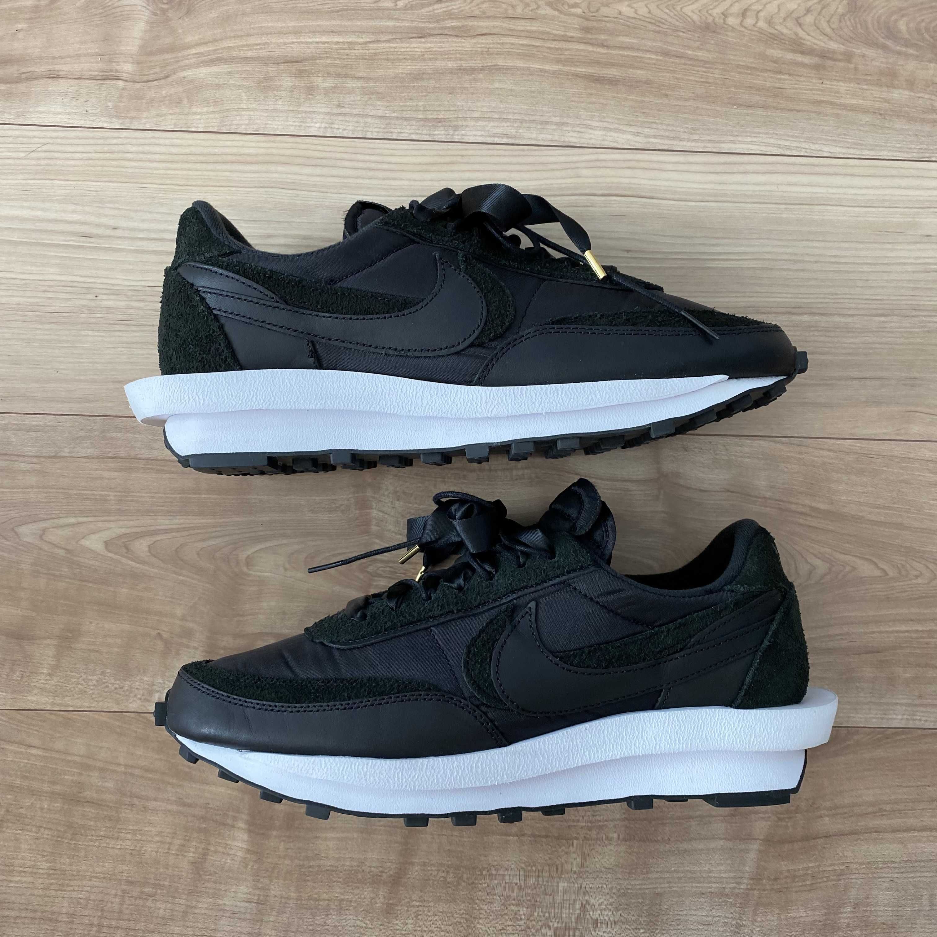 sacai × Nike LDV Waffle "Triple Black"