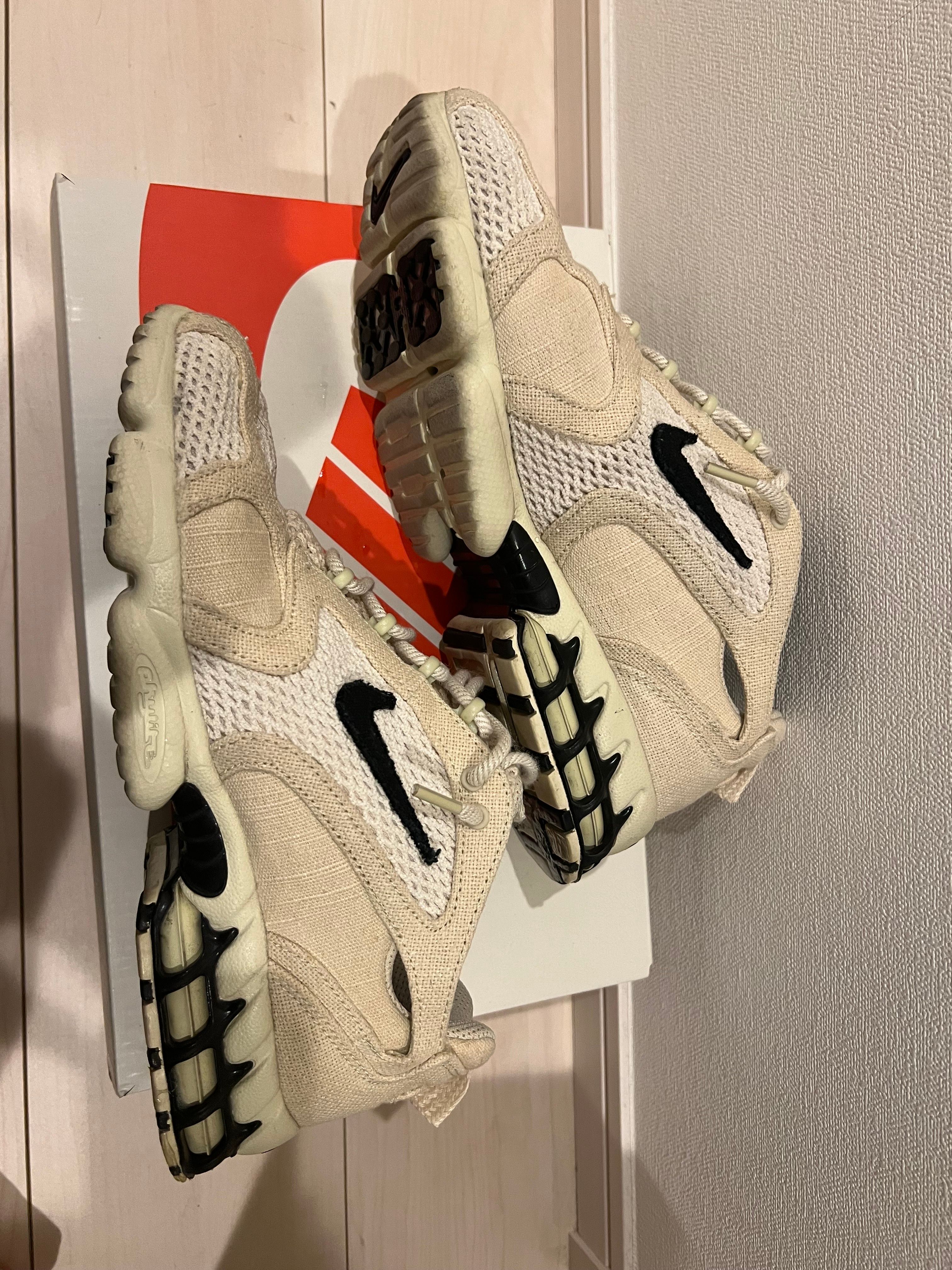 Stussy × Nike Air Zoom Spiridon CG 2 "Fossil/Black"