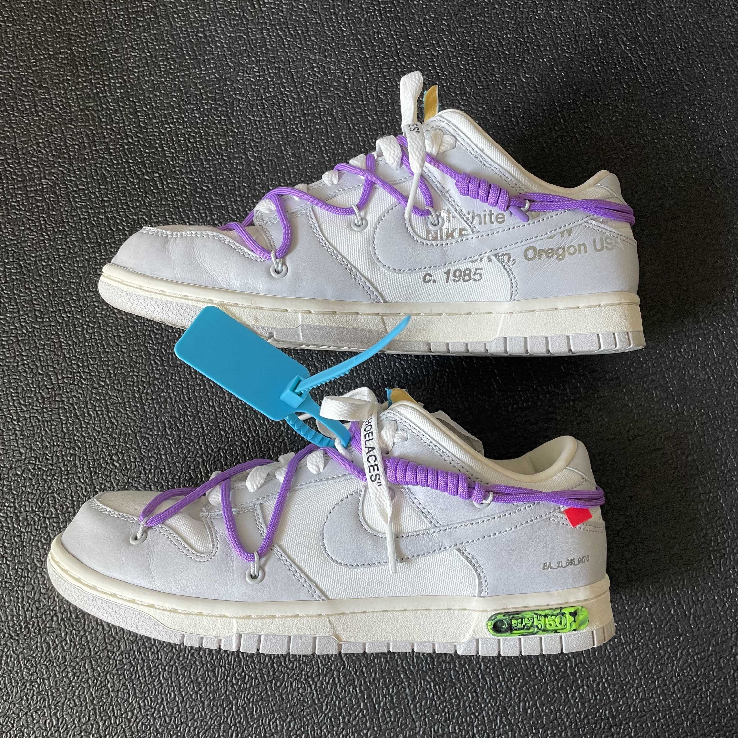 Off-White × Nike Dunk Low "Sail/Neutral Gray"