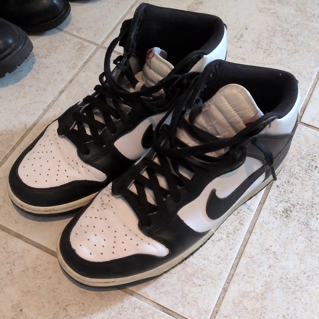 Nike Dunk High "Black and White"