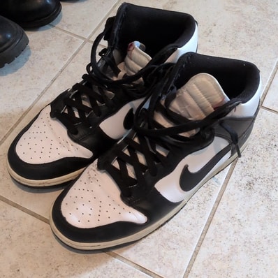 Nike Dunk High "Black and White"