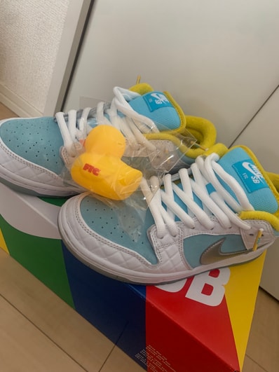 FTC × Nike SB Dunk Low "White/Blue"