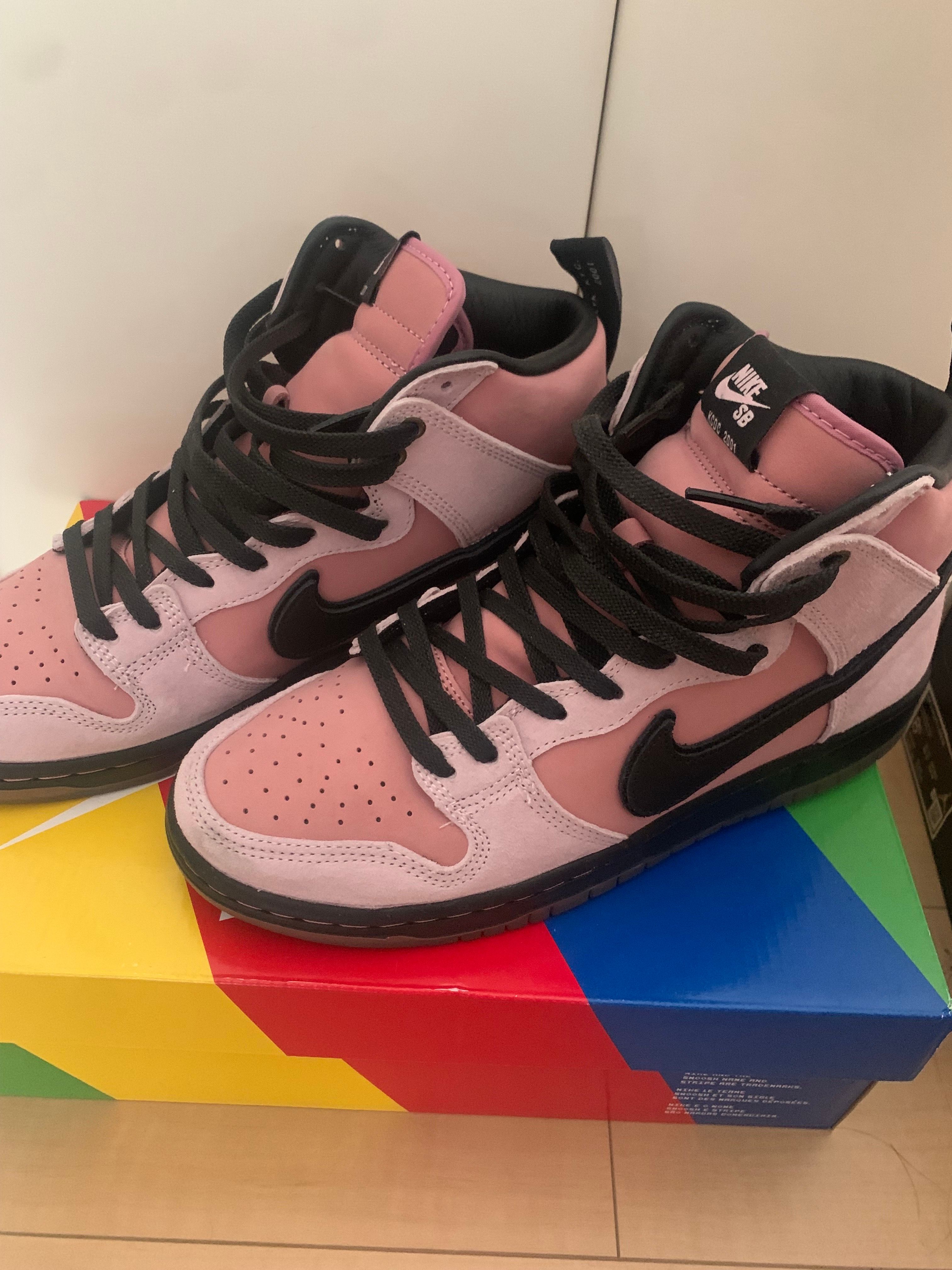 KCDC Brooklyn Skateshop × Nike SB Dunk High "Pink/Black"