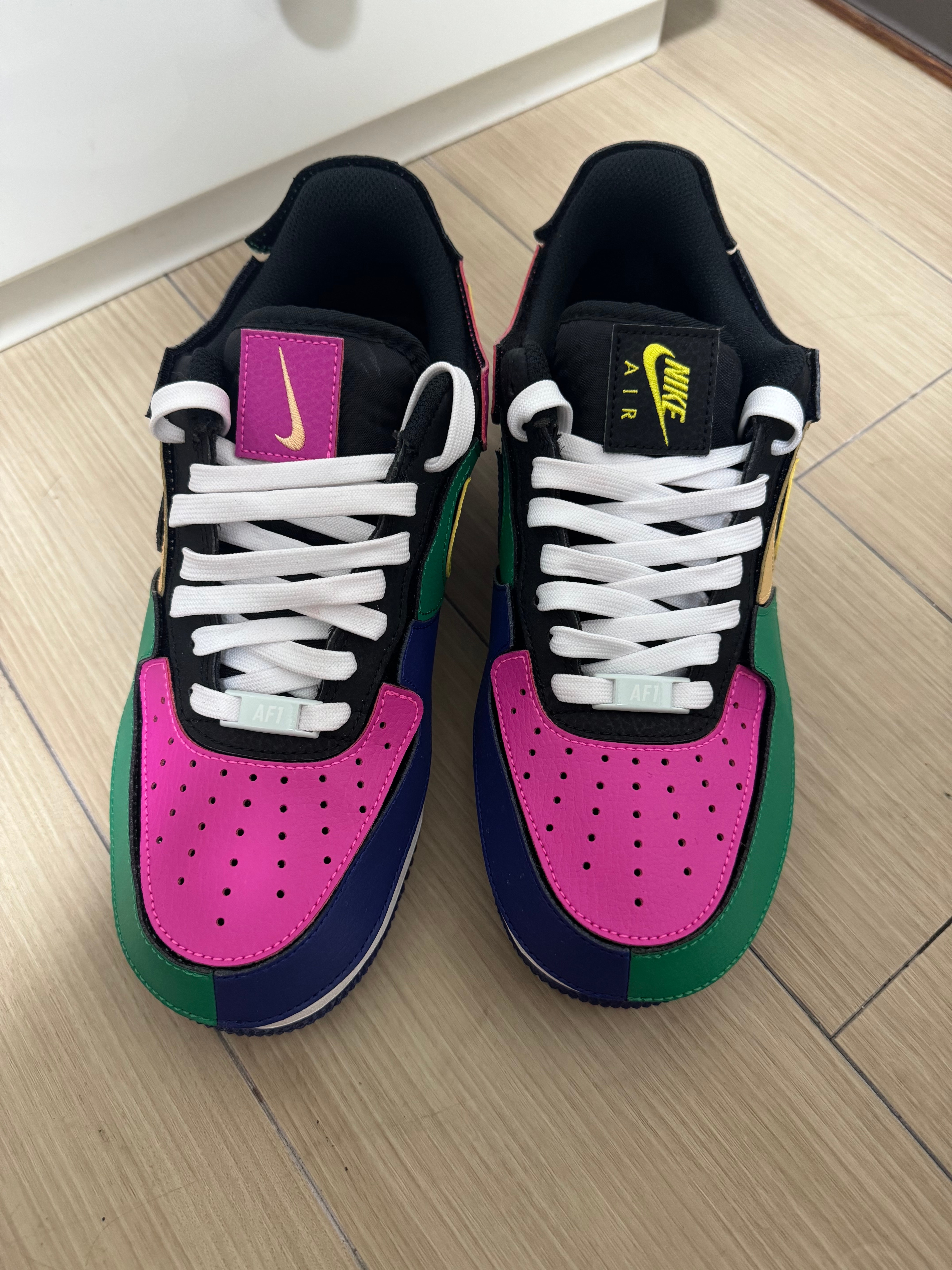 Nike Air Force 1/1 "Black/Multicolor"