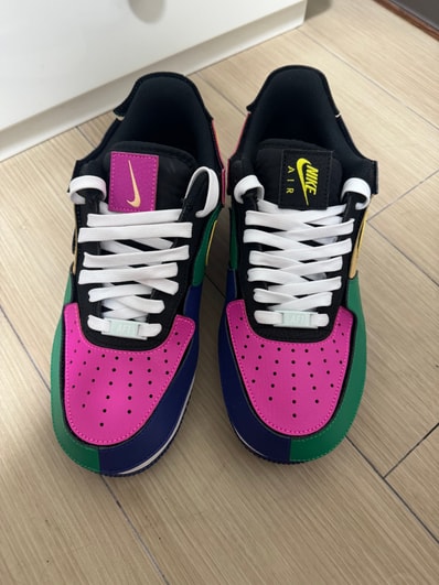 Nike Air Force 1/1 "Black/Multicolor"