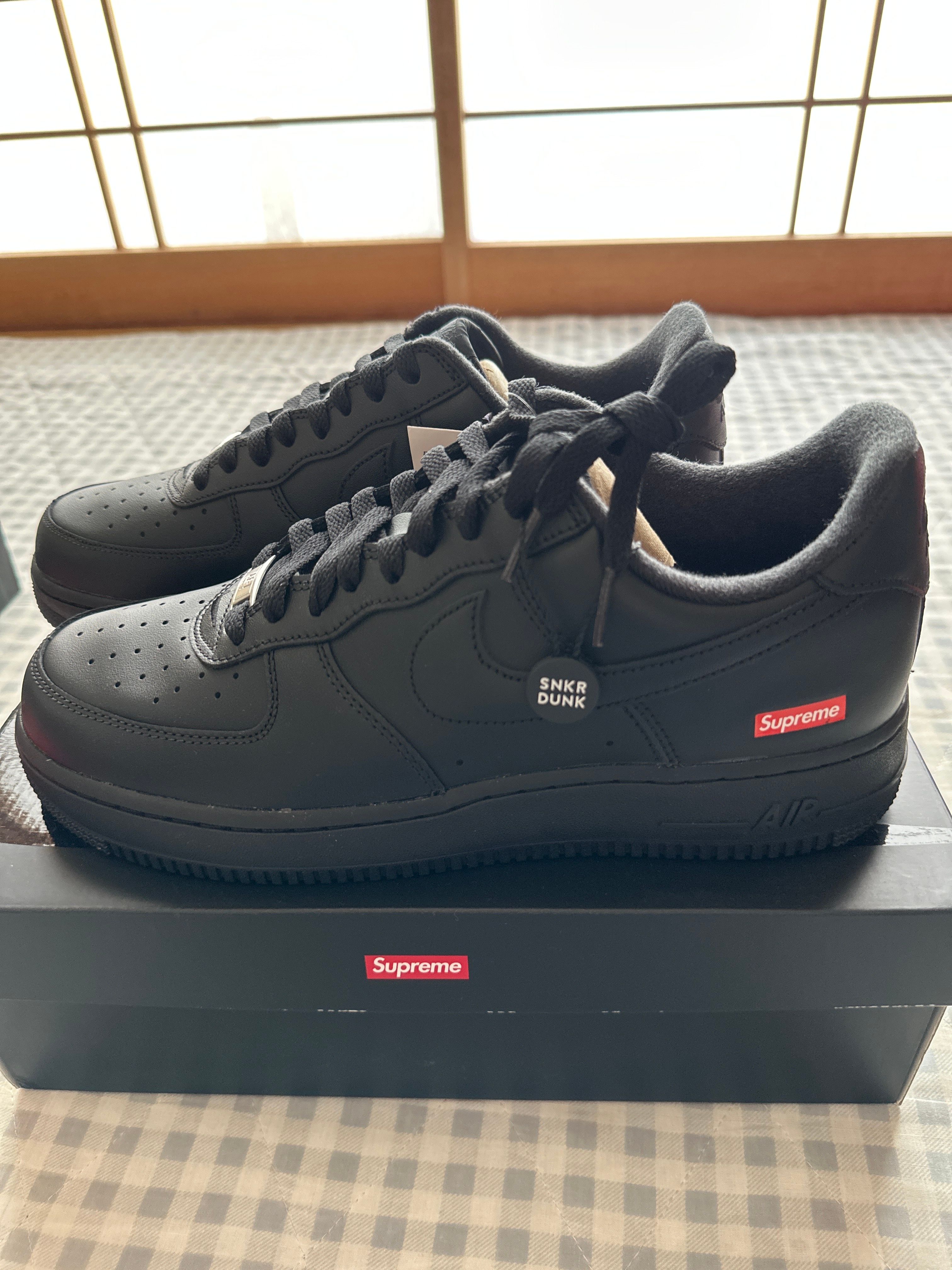 Supreme × Nike Air Force 1 Low "Black"