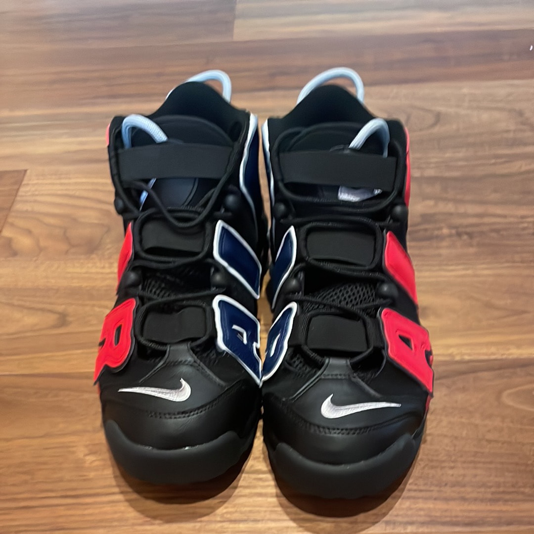 Nike Air More Uptempo '96 "Black and University Red"