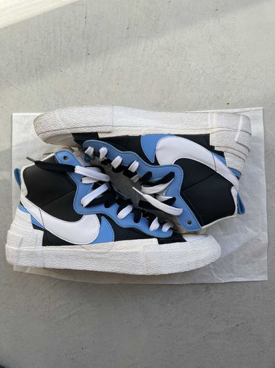 sacai × NIKE BLAZER MID BLACK / BLUEを買うならスニーカーダンク