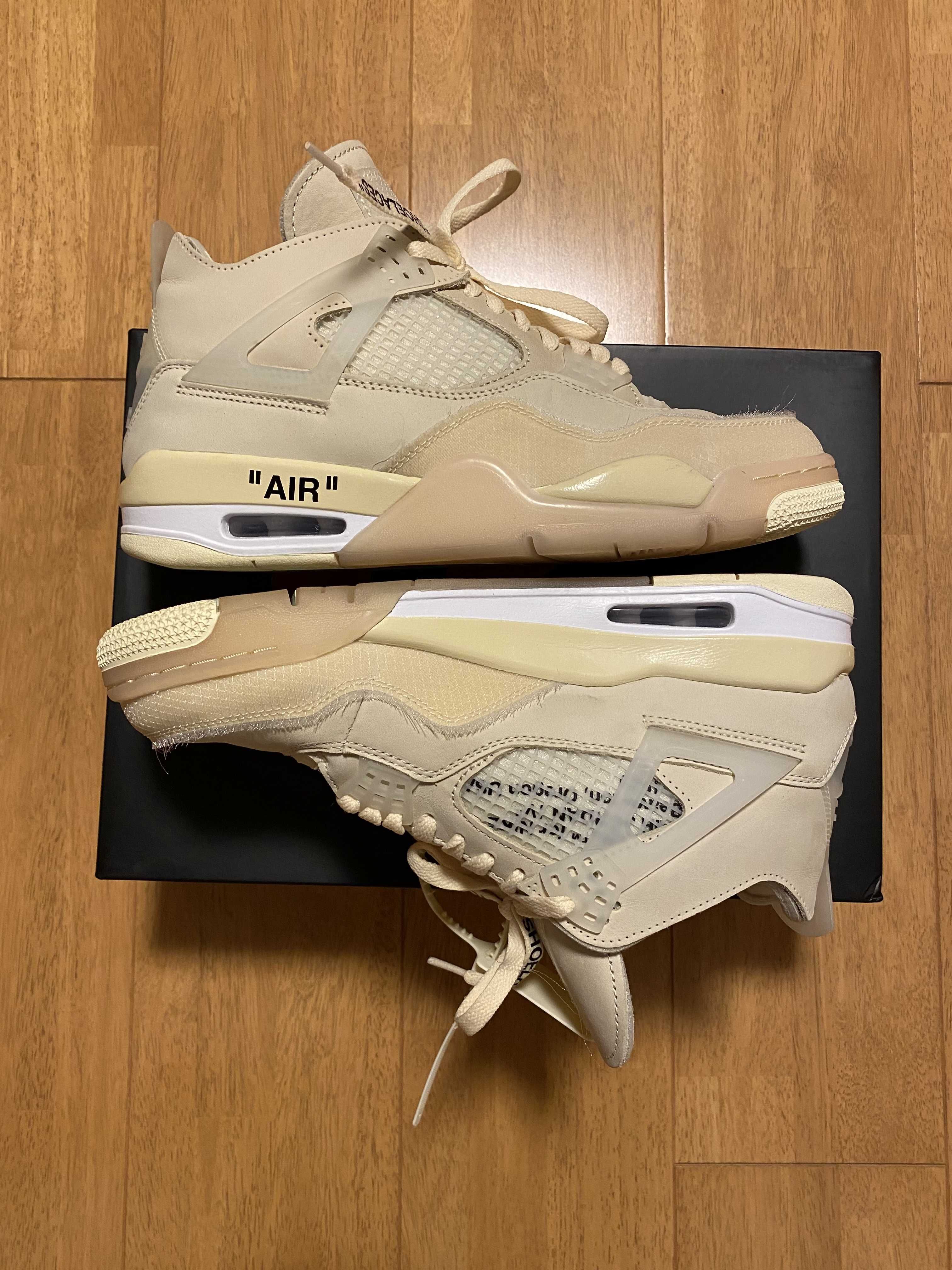 Off-White × Nike Women's Air Jordan 4 SP "Sail"
