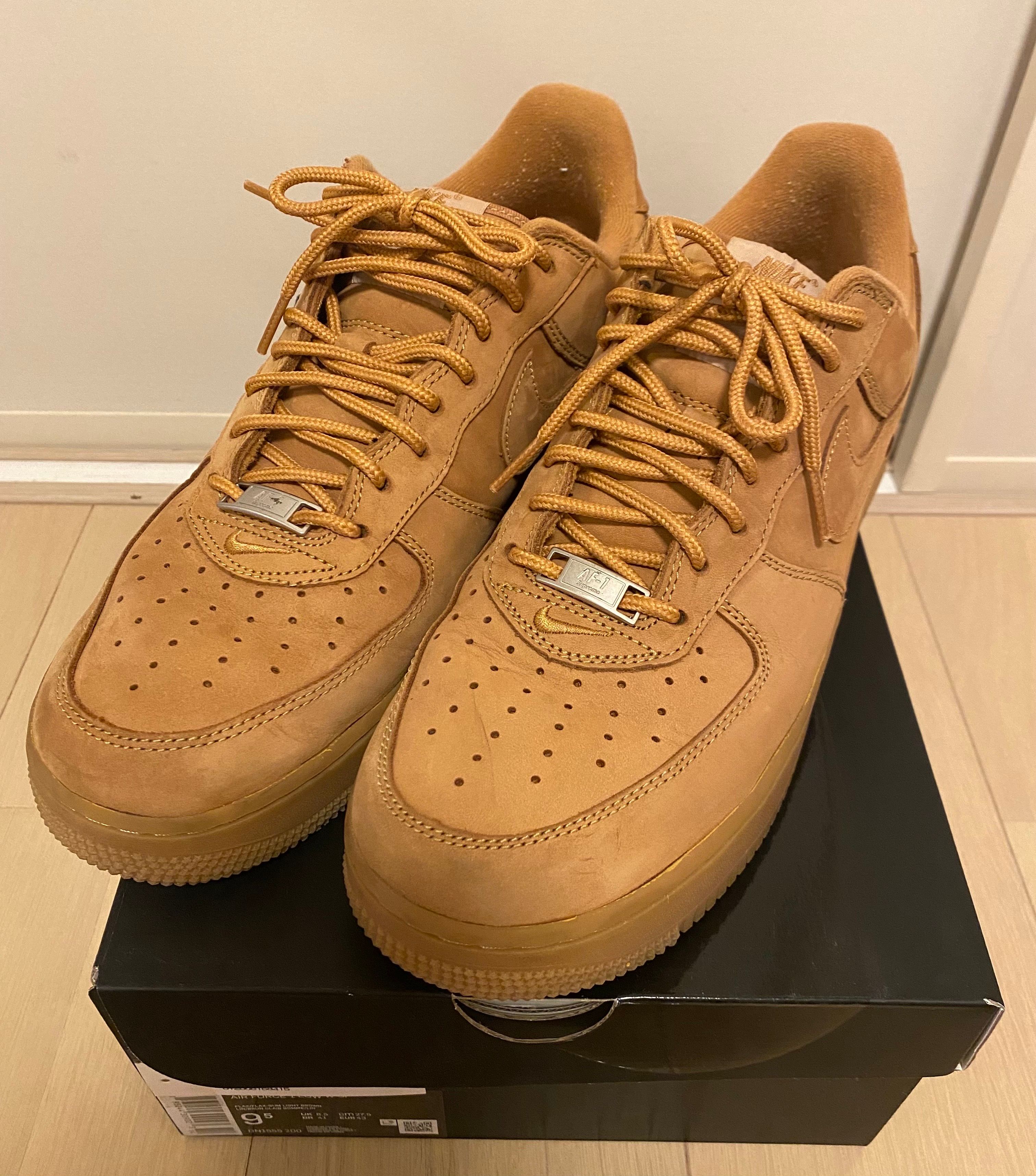 Supreme × Nike Air Force 1 Low "Flax/Wheat"