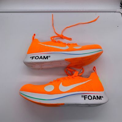 Off-White × Nike Zoom Fly Mercurial Flyknit "Total Orange/White/Volt"
