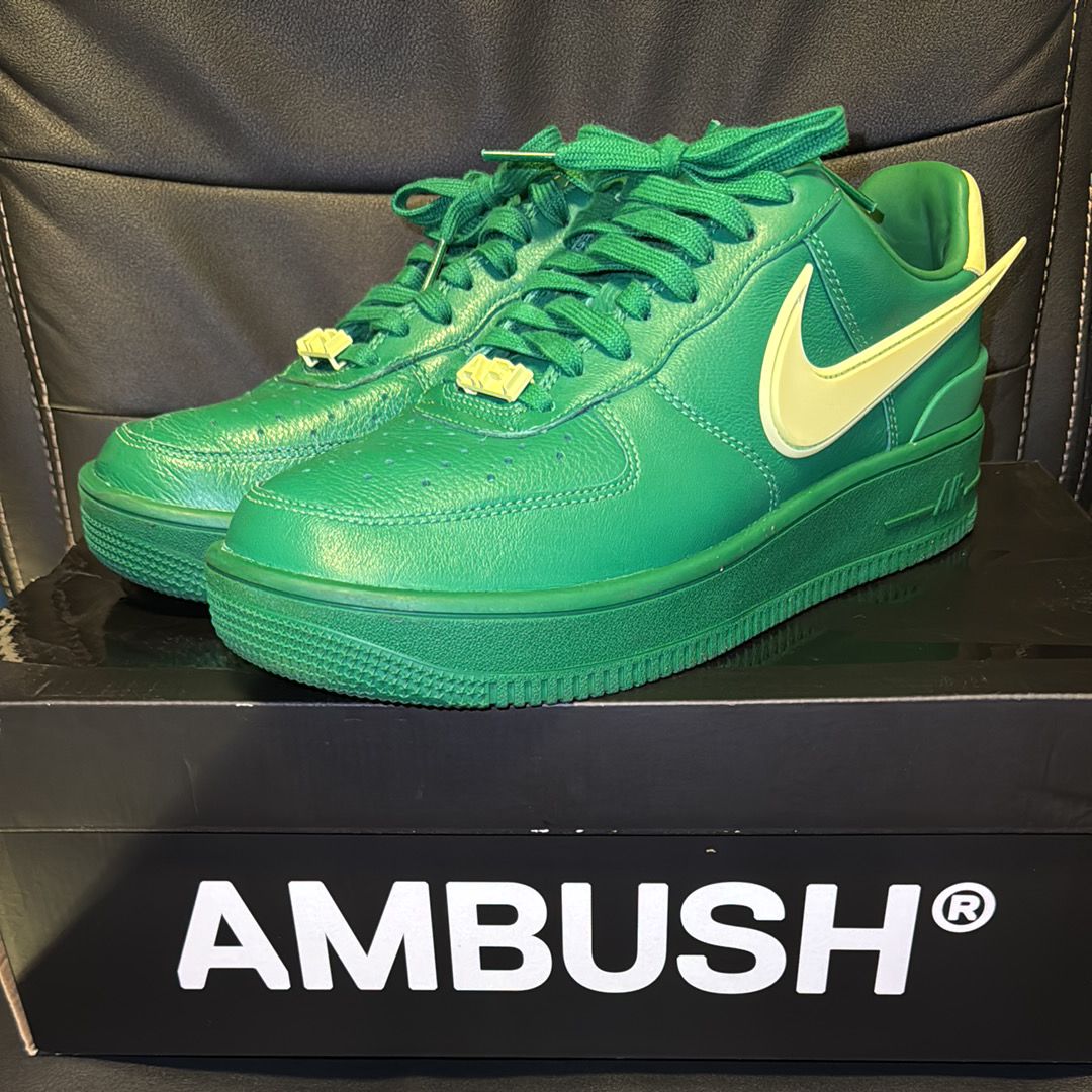 AMBUSH × Nike Air Force 1 Low "Pine Green and Citron"