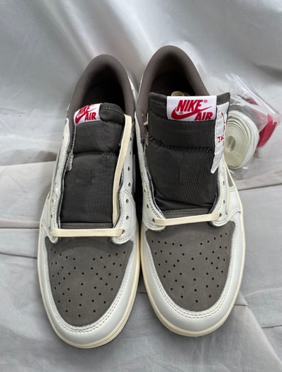 Travis Scott × Nike Air Jordan 1 Low OG SP "Reverse Mocha/Sail and Ridgerock"