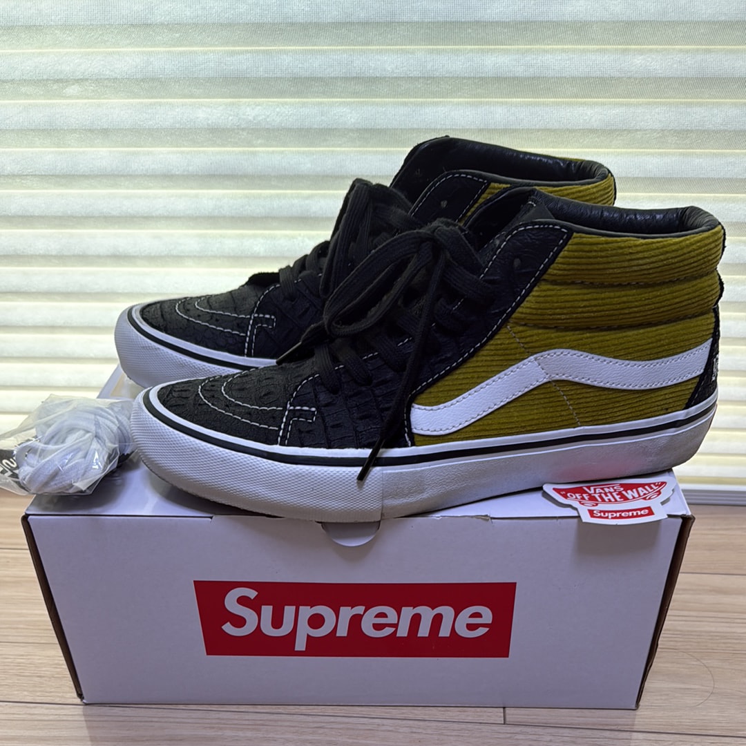  バンズ スケートミッド シュプリーム "クロコダイル コーダロイ" 
