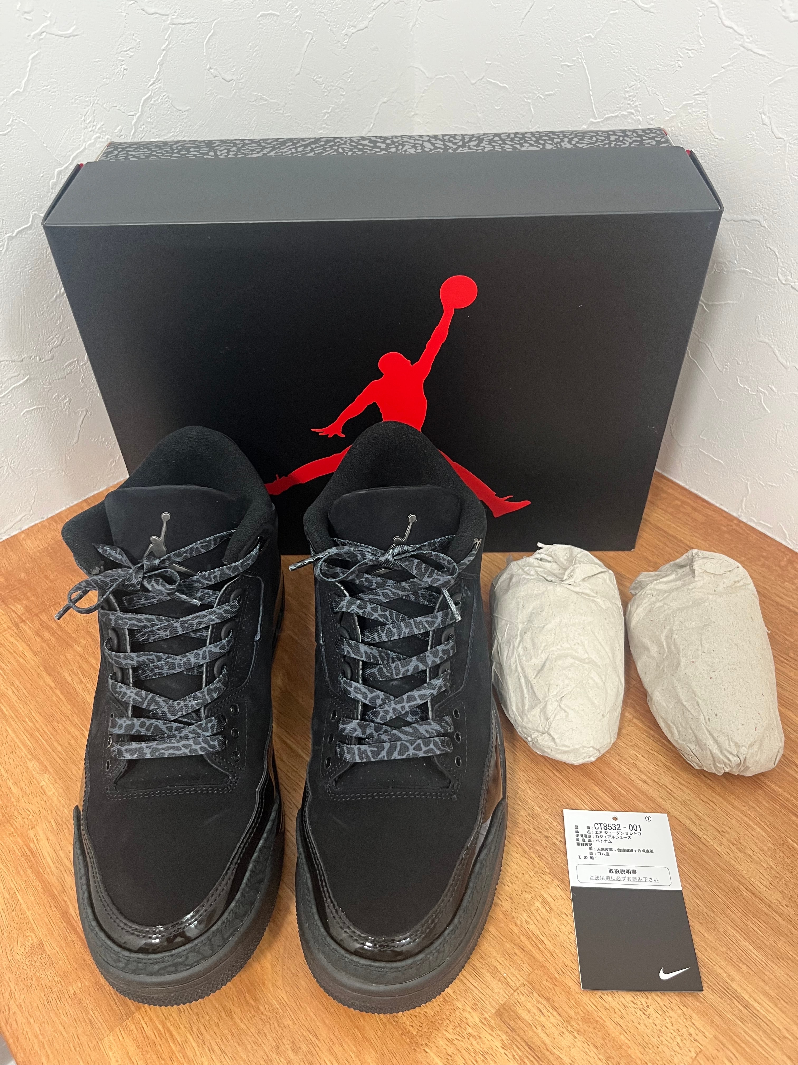 Nike Air Jordan 3 Retro "Black Cat" (2025)