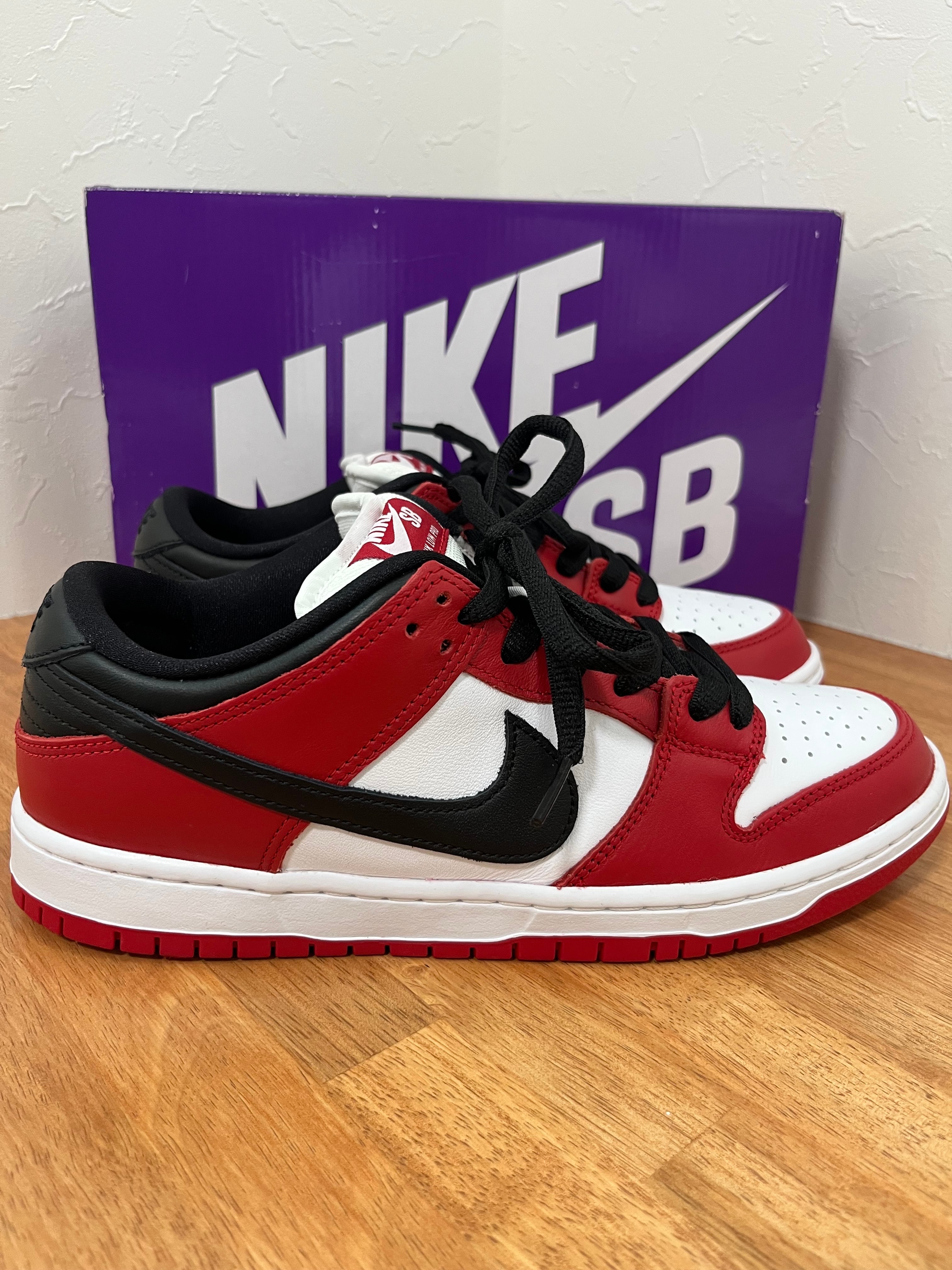 Nike SB Dunk Low Pro "J-Pack Chicago/Varsity Red and White"