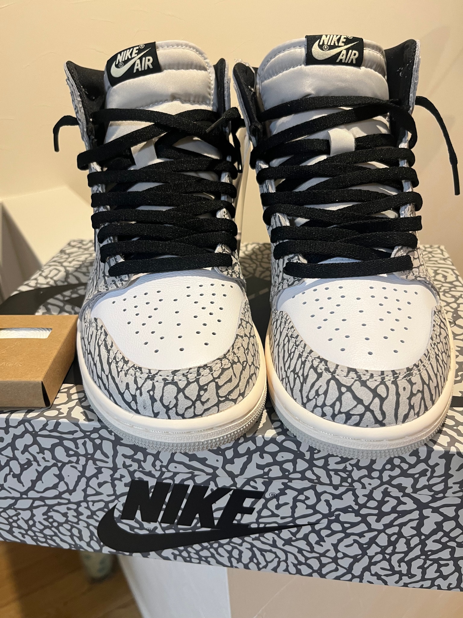 Nike Air Jordan 1 High OG "White Cement/Safari"