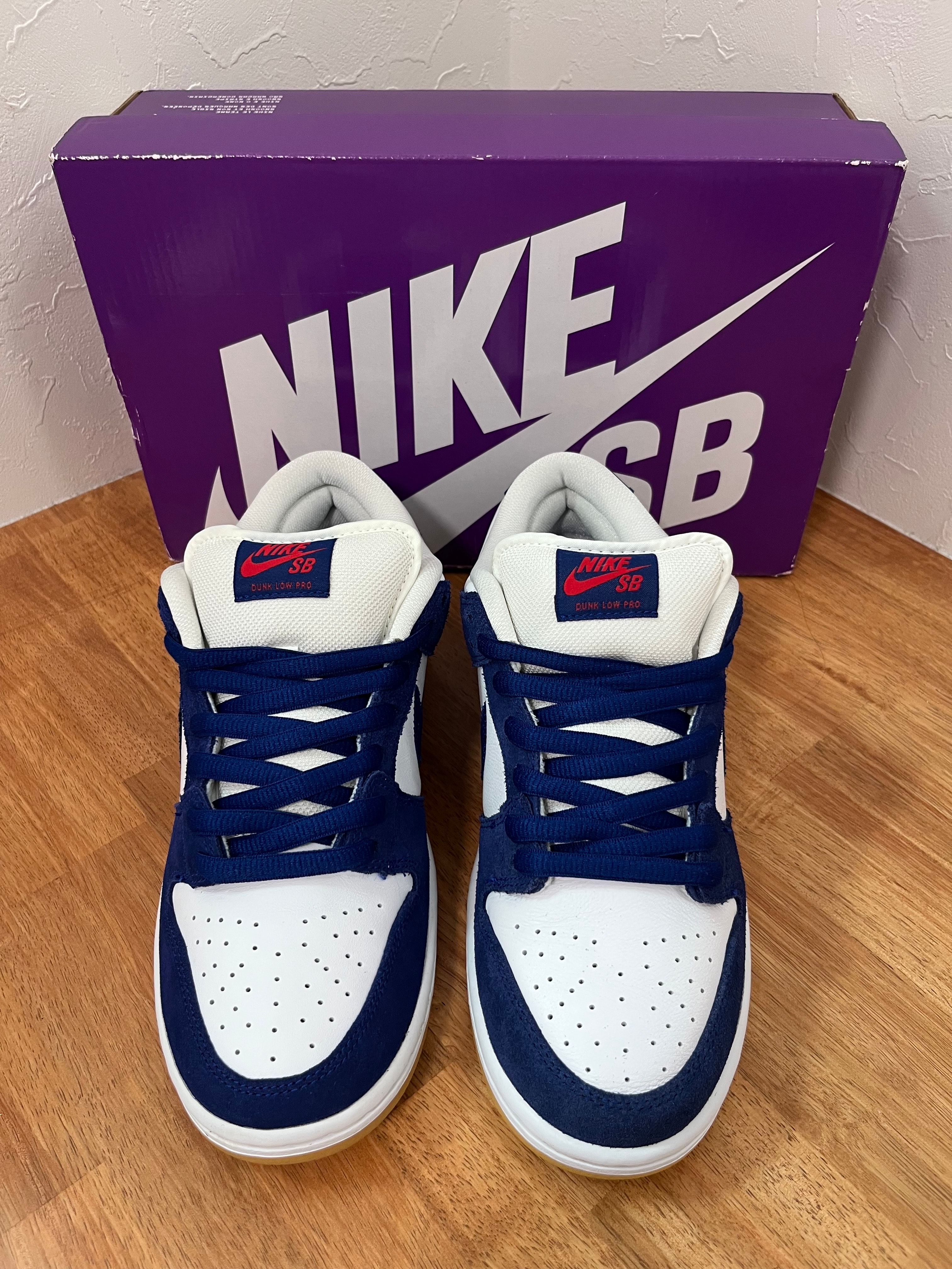 Nike SB Dunk Low "Los Angeles Dodgers/Deep Royal Blue"