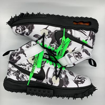 Off-White × Nike Air Force 1 Mid "Grim Reaper"