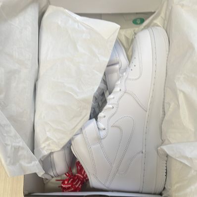 Supreme × Nike Air Force 1 Mid "White" FW24