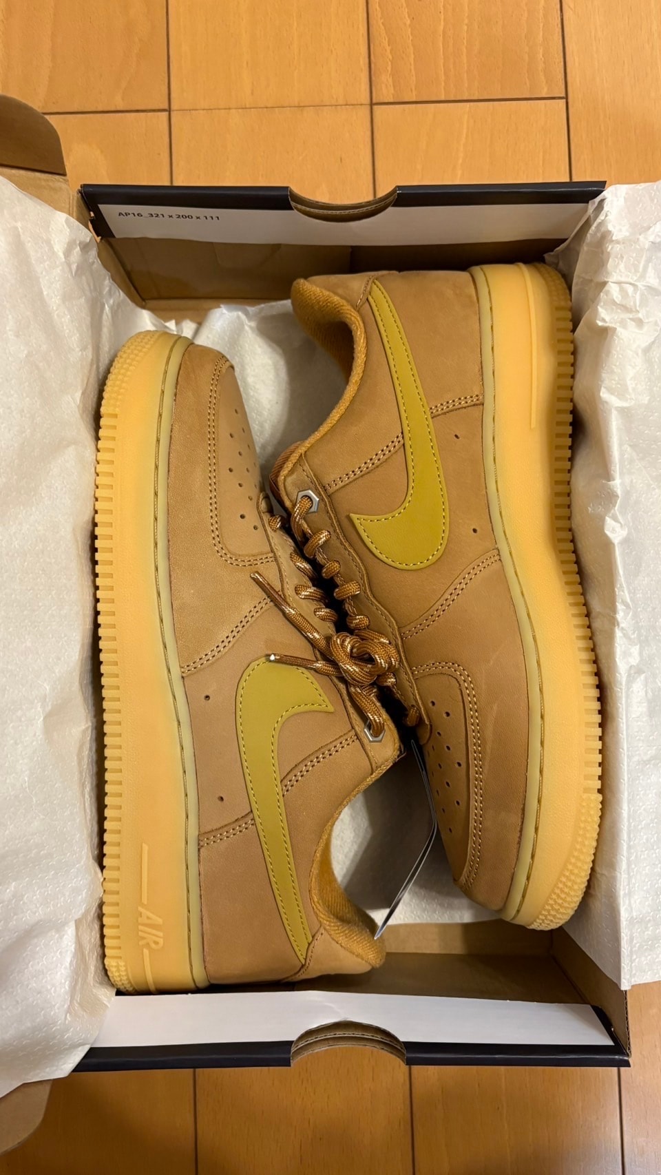 Nike Women's Air Force 1 '07 WB "Flax/Wheat Gum"