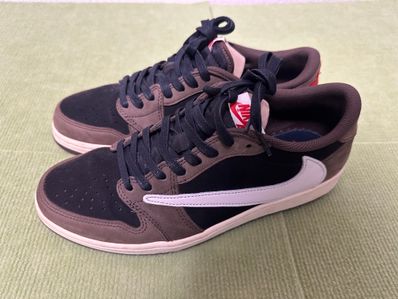 Travis Scott × Nike Air Jordan 1 Low OG SP-T "Black/Dark Mocha"