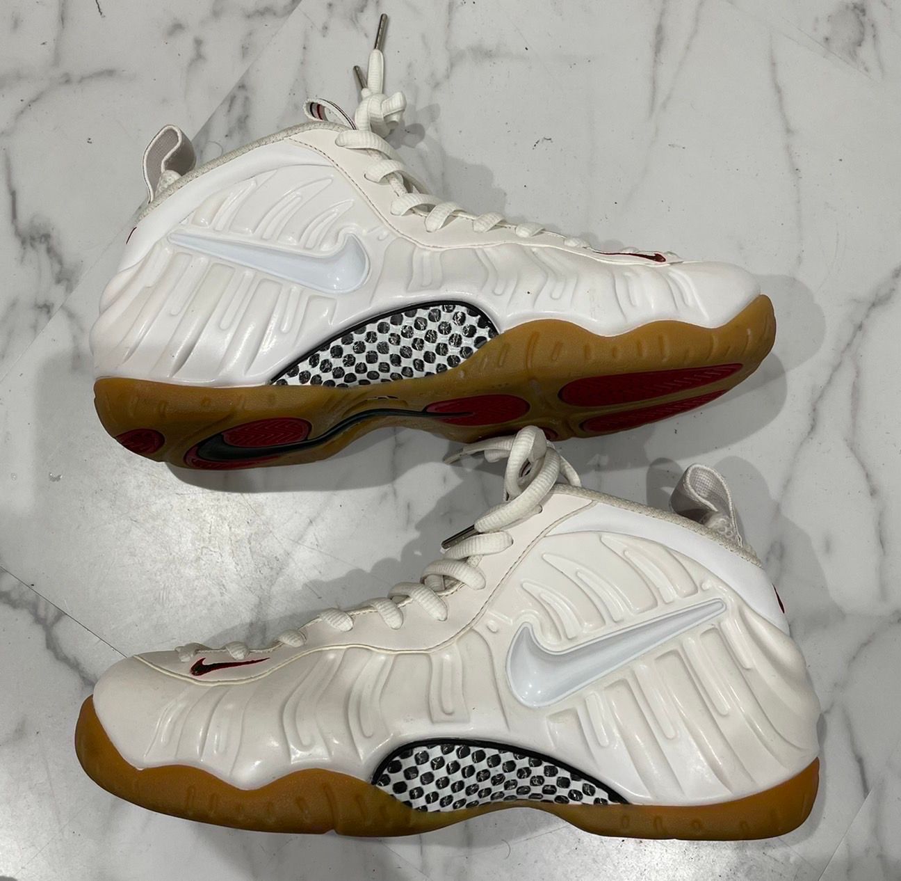 Nike Air Foamposite Pro "White Gucci"