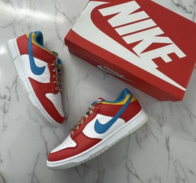 FRUiTY PEBBLESTM × Nike Dunk Low QS "Habanero Red/Dark Sulfur/Laser Blue"