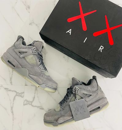 KAWS × Nike Air Jordan 4 Retro "Grey"