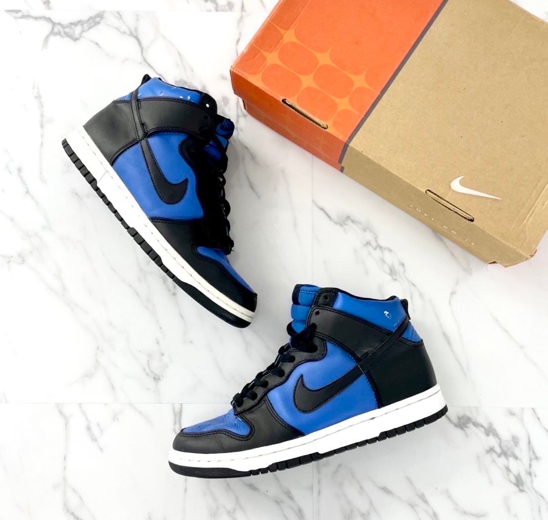 Nike Dunk High LE "Black Blue Spark"