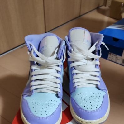 Nike Air Jordan 1 Mid "Purple Aqua"