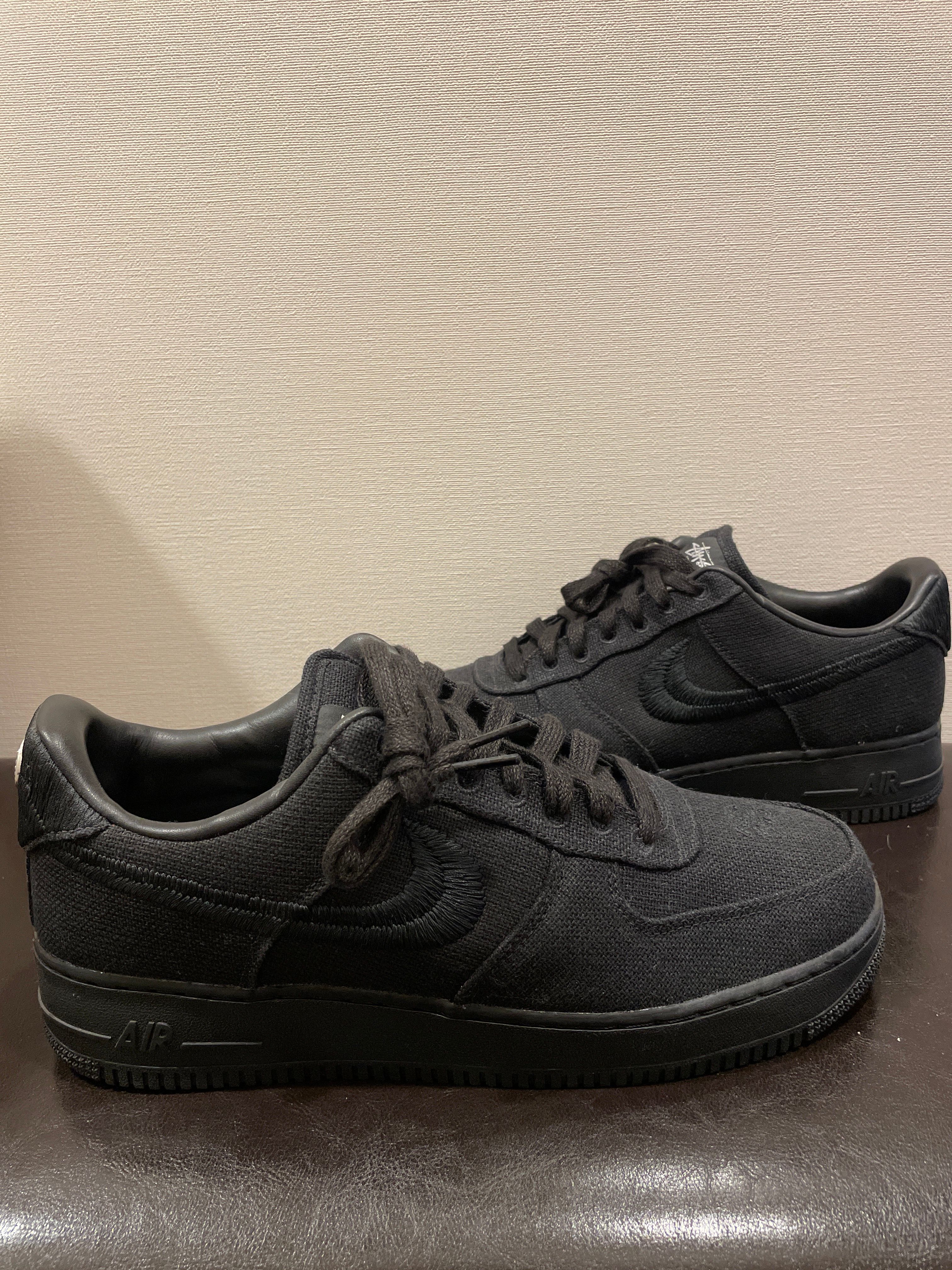 Stussy × Nike Air Force 1 Low "Triple Black"